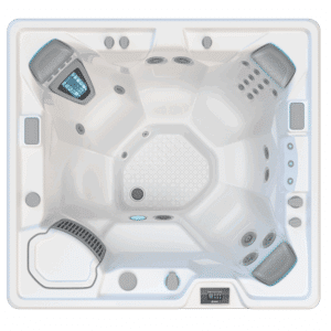 Prodigy Whirlpool der Highlife Collection mit moderner Beleuchtung und Komfortausstattung für Premium-Wellness – HotSpring
