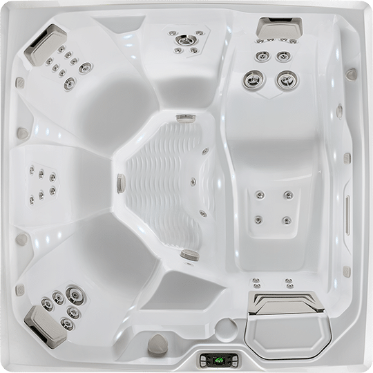 Limelight Flair Whirlpool mit 6-Sitzer-Design, kraftvollen Massagedüsen und moderner LED-Beleuchtung – HotSpring