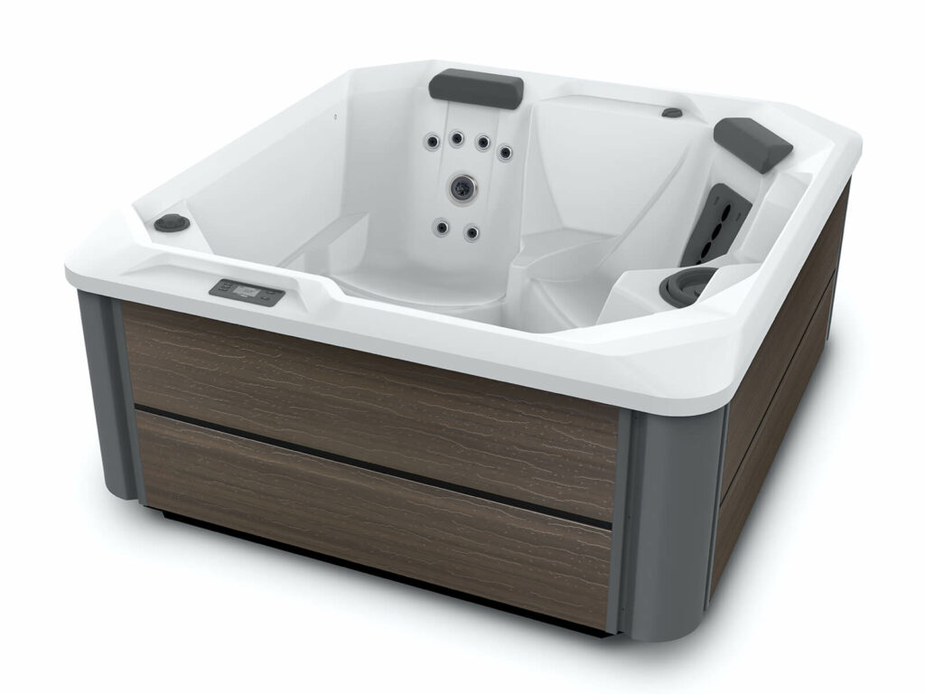 Hot Spot SX Whirlpool mit drehbarer Moto-Massage-Düse, kompaktem 3-Personen-Design und energieeffizienter Ausstattung – HotSpring