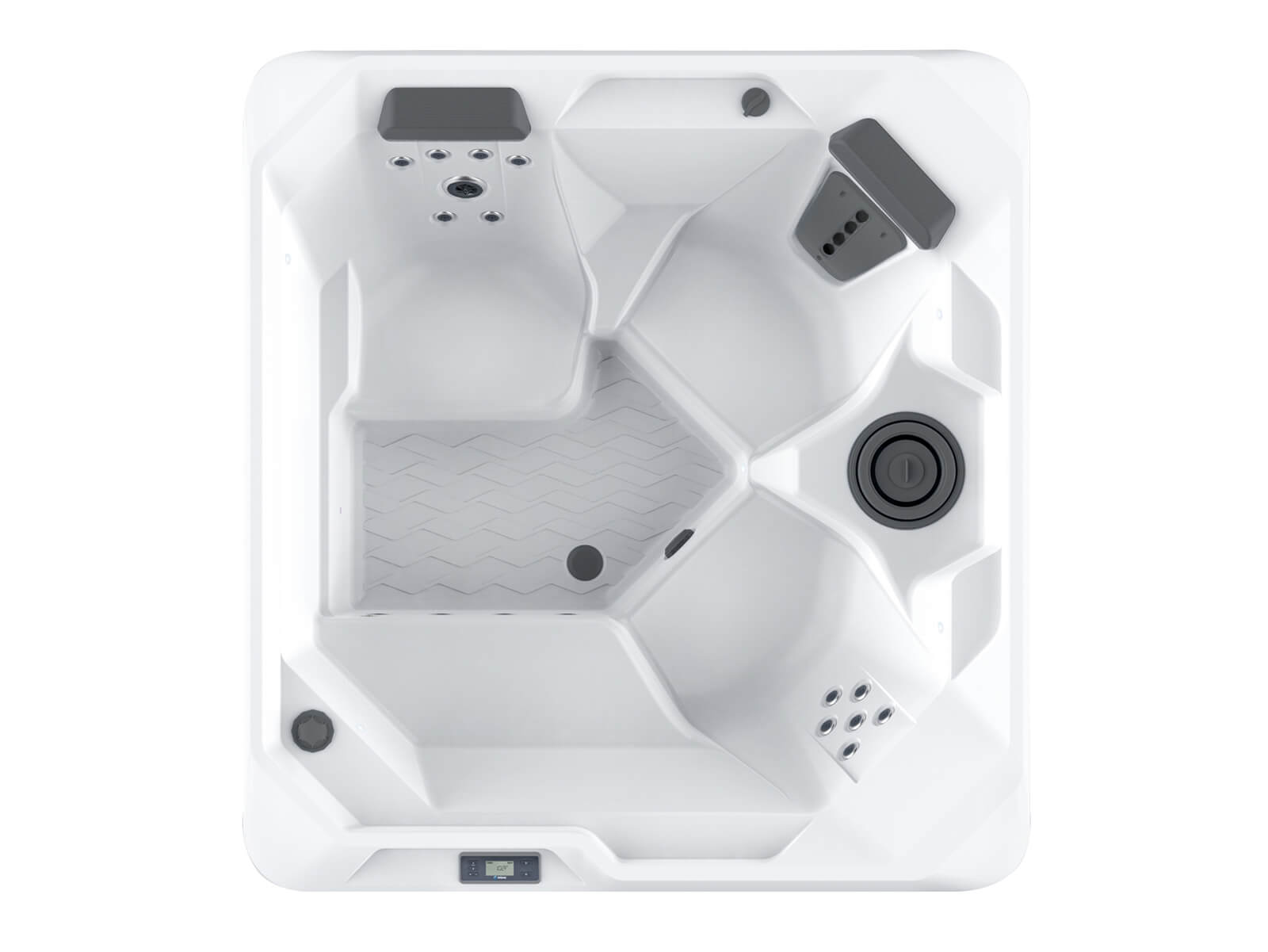 Hot Spot SX Whirlpool mit drehbarer Moto-Massage-Düse, kompaktem 3-Personen-Design und energieeffizienter Ausstattung – HotSpring