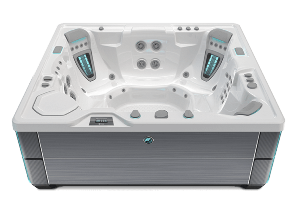 HotSpring Highlife Grandee – modernes Premium-Whirlpool-Design mit ergonomischen Sitzen und energieeffizienter Ausstattung.