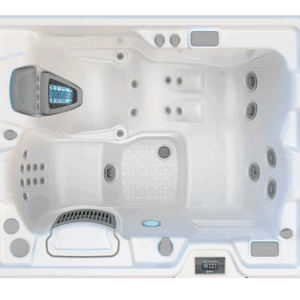 Jetsetter LX Whirlpool in moderner 3-Sitzer-Ausführung mit Premium-Massage und LED-Bedienfeld von HotSpring