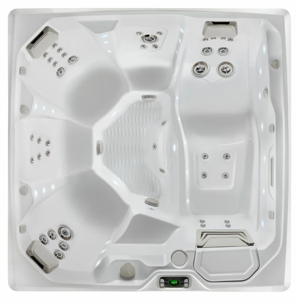 HotSpring Limelight 2019 Flair AlpineWhite Overhead