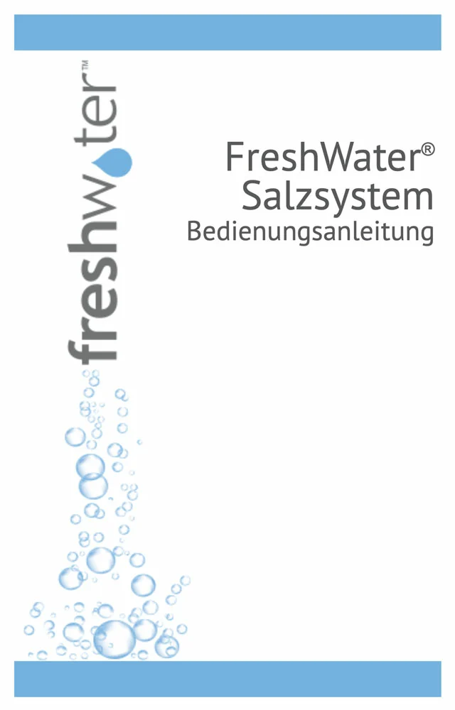 FreshWater Salzsystem Bedienungsanleitung Thumbnail